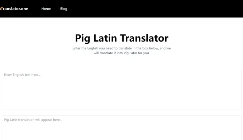 Pig-Latin Translator